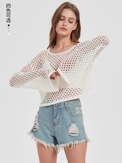 Women's synthetic fiber top