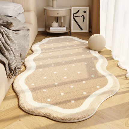 Plush floor mat