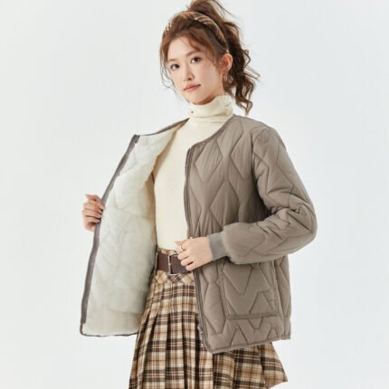 Women's synthetic fiber jacket