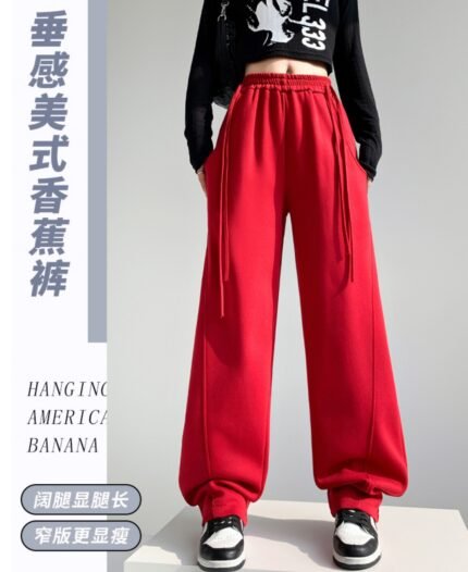 Women's synthetic fiber pants