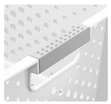 Chemical fiber storage basket