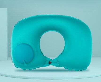 Plastic inflatable pillow
